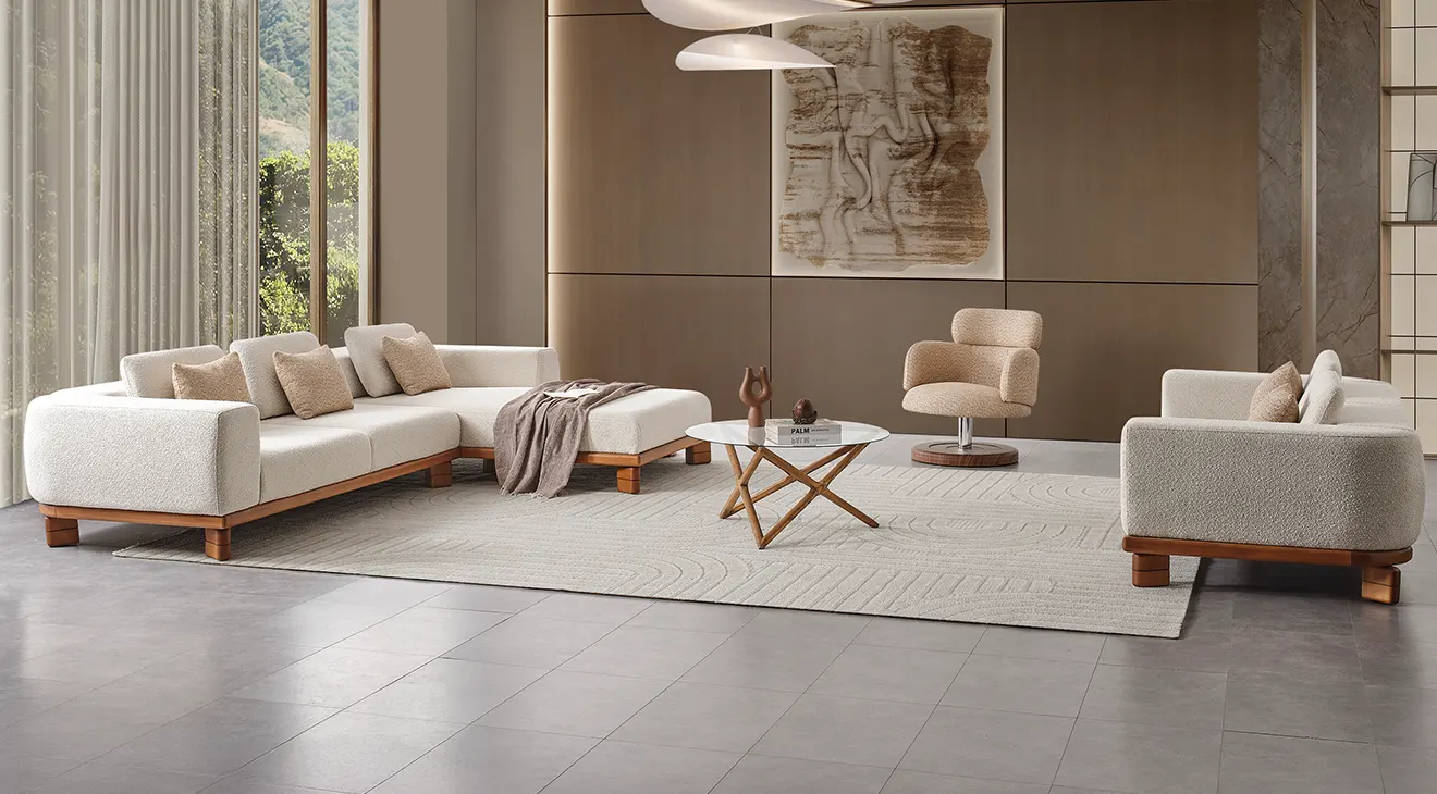 Oscar Kanepeli Köşe Koltuk Takımı